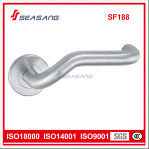 Stainless Steel 304 Solid Casting Interior Square Door Lever Handle