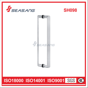 Stainless Steel Double Side Push Pull Shower Glass Door Handles SH098