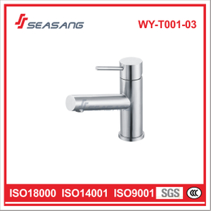 Stainless Steel Brushed Bathroom Sink Faucet Passed ANSI Test