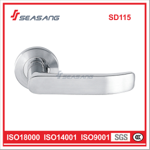 Euro Style Hollow Commerical Grade Stainless Steel Mortise Lever Door Handle SD115