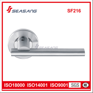SS304 Solid Square Lever Handle Casting Door Handle for Doors
