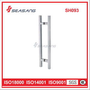  H Shape Glass Door Handle Push Pull Door Handle Commercial Door Lever Handle SH093