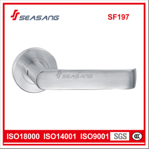 Interior Stainless Steel Lever Type Handle Solid Bar Door Handle