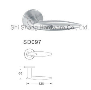 Hollow Lever Handle Lever Handle SS Stainless Steel Hollow Curve Lever Door Handle SD097