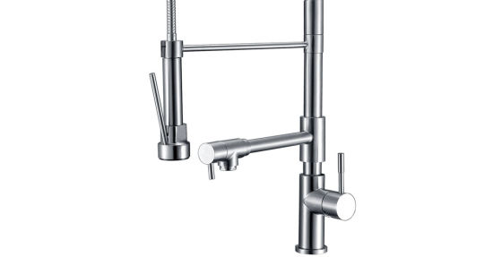 Stainless Steel Kitchen Water Faucet with Spray Shower Head