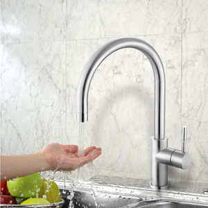 Stainless Steel Single Handle Kitchen Sink Faucet with CSA&WM Certificates