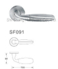 Stainless Steel 304 Lever Handle For Front Door Entry Handle Lock